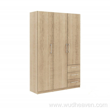 Armario de muebles de madera de dormitorio de diseño moderno de precio justo